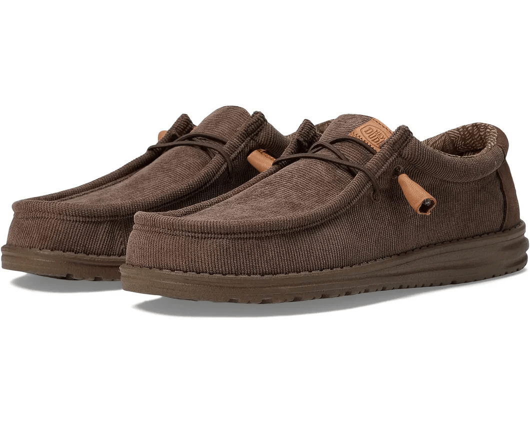 Hey Dude Wally Corduroy Chocolate Double C Western Supply