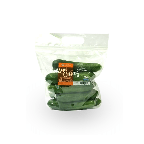 2lb Mini Cucumber Bag Double Diamond Farms