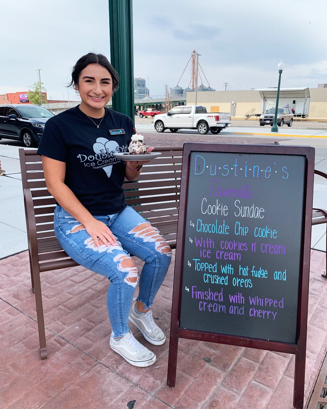 Cookie Sundae Double Dips Ice Creamery Avid Media, LLC