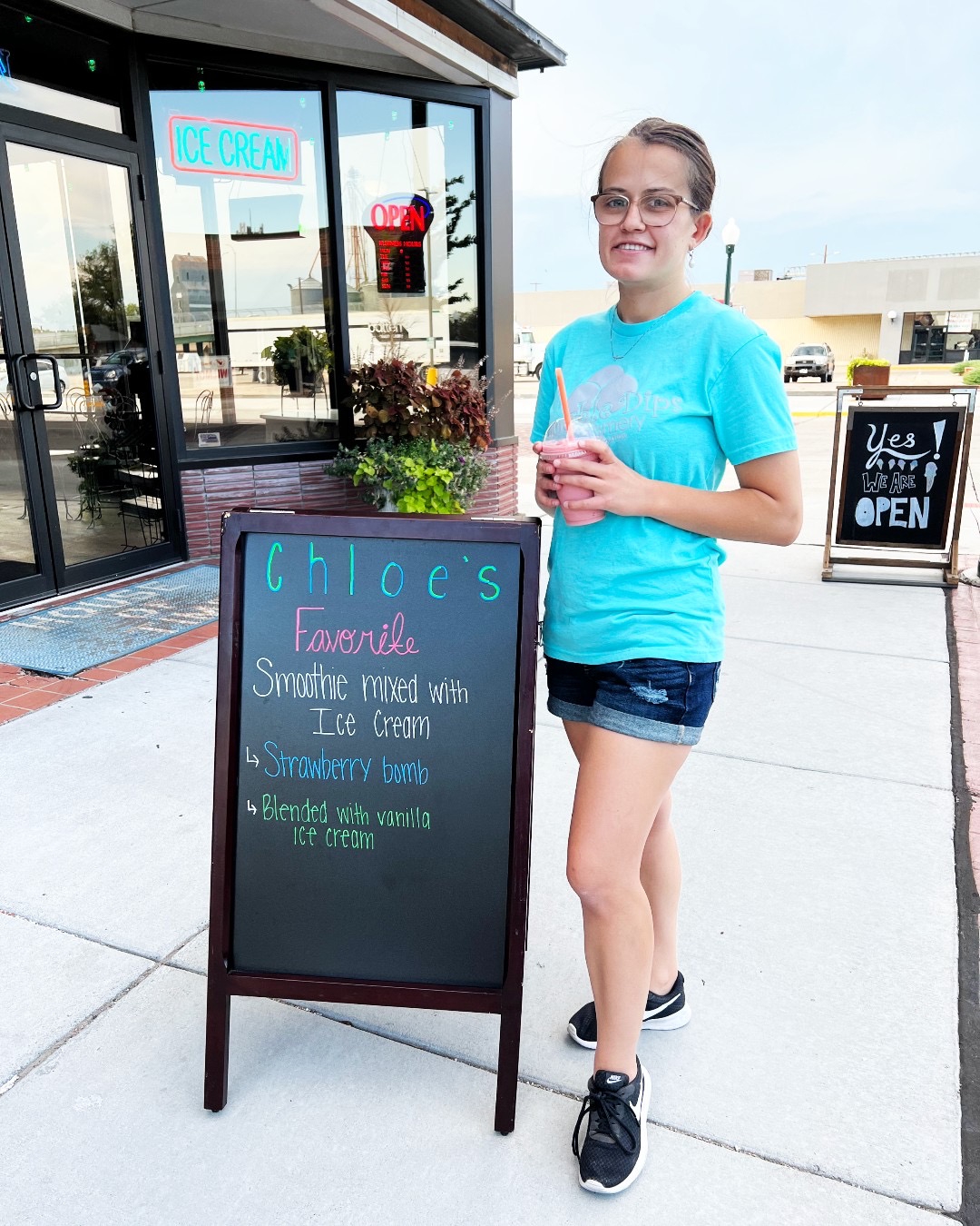 Smoothie Mixed With Ice Cream Double Dips Ice Creamery Avid Media, LLC