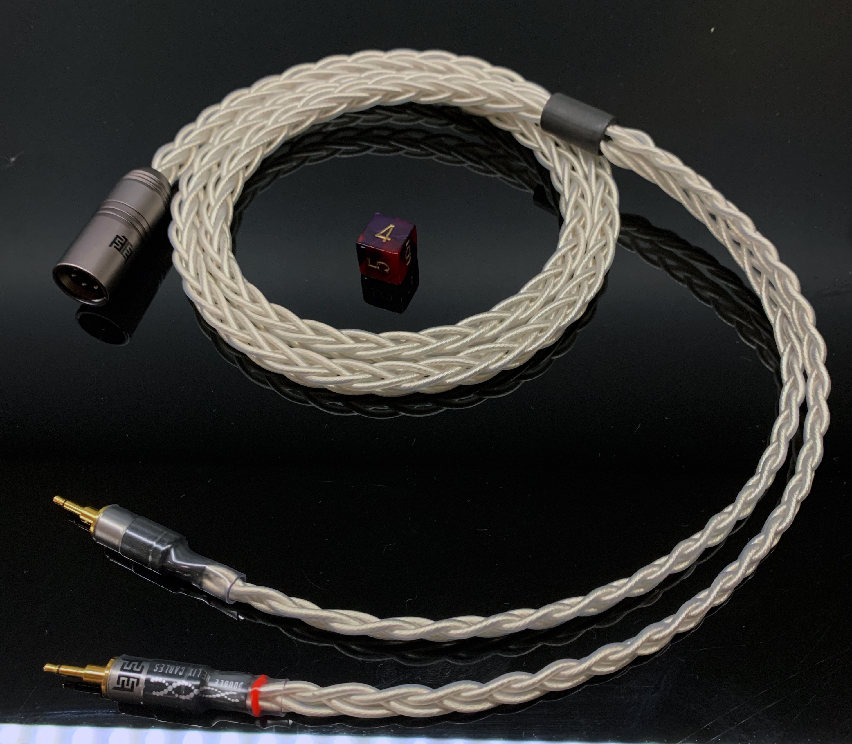 1 OF A KIND Elite16 8wire OCC Silver Litz Cable Susvara/4 pin XLR