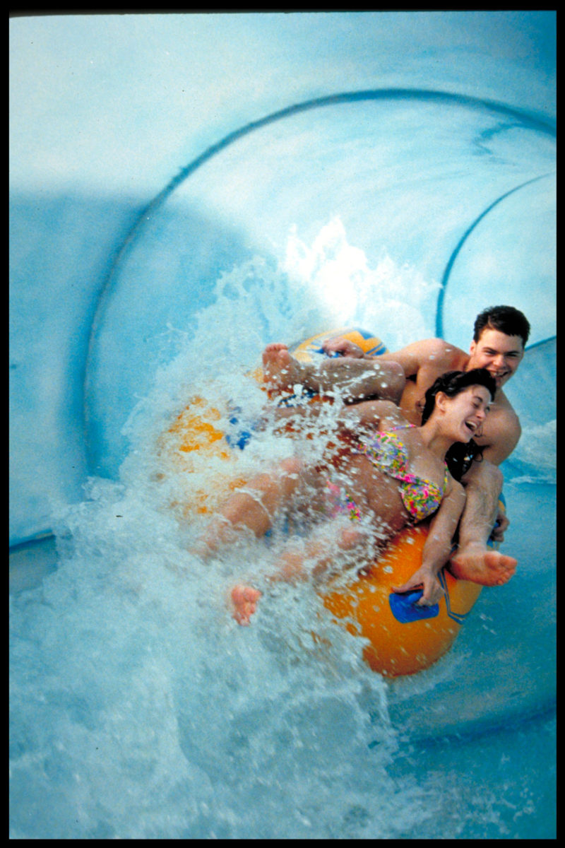 Indoor Water Park in Michigan Gold Rush Waterpark Double JJ