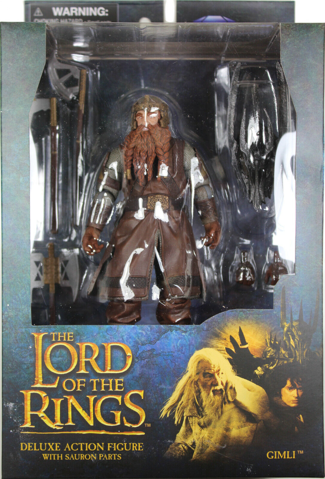 Gimli Lord of the Rings Diamond Select Action Figure Double Jump