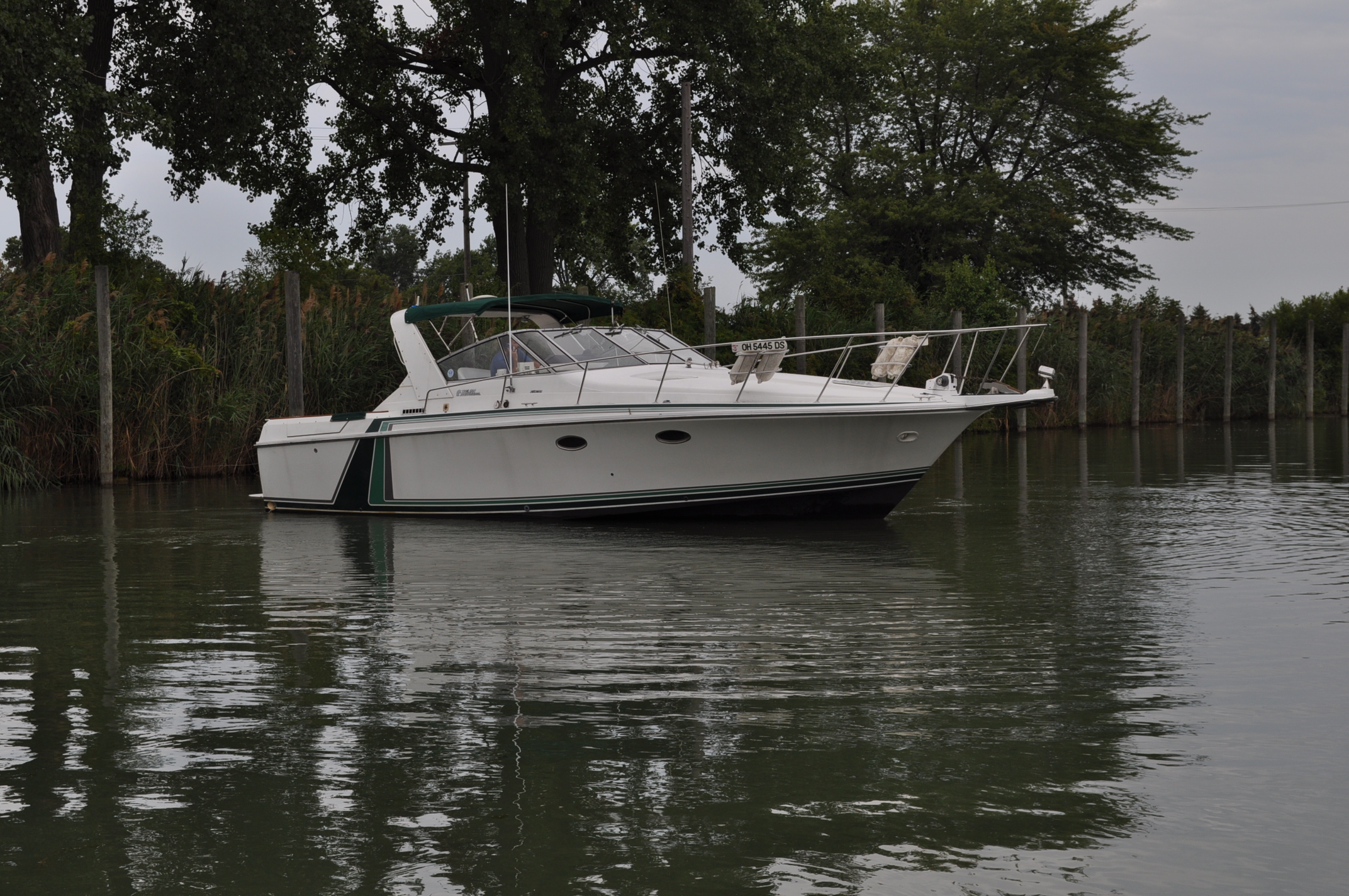 Our boat and equipment Double Trouble Sport Fishing Kenosha WI. 1312