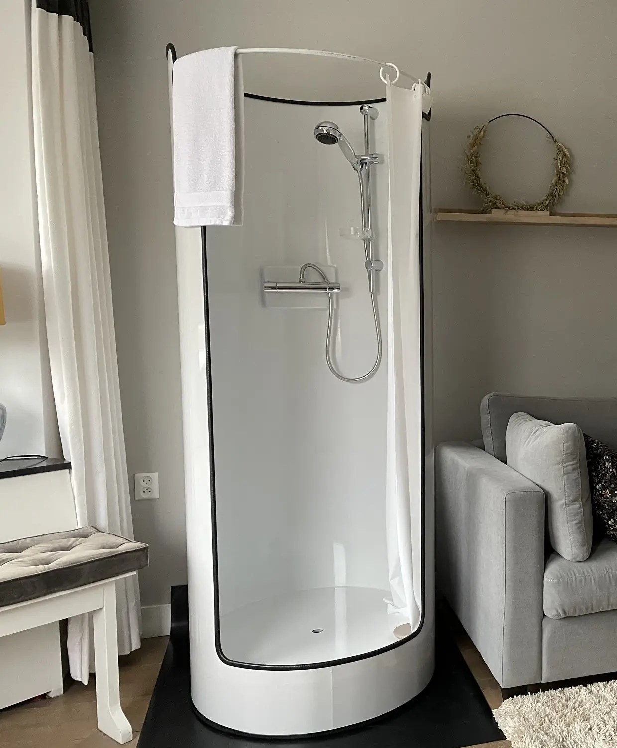 Aanvragen Mobiele douchecabine huren Douchebox