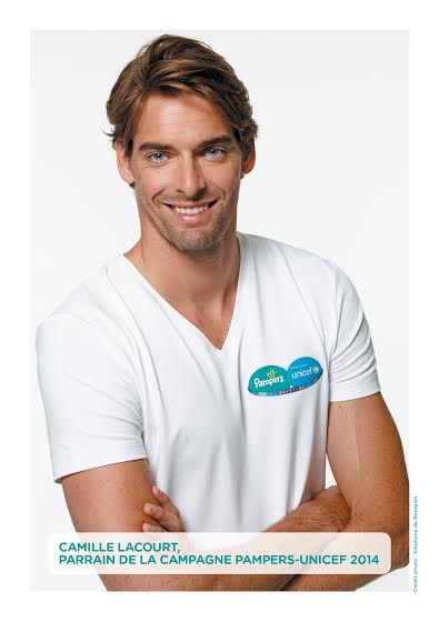 camille lacourt pampers unicef