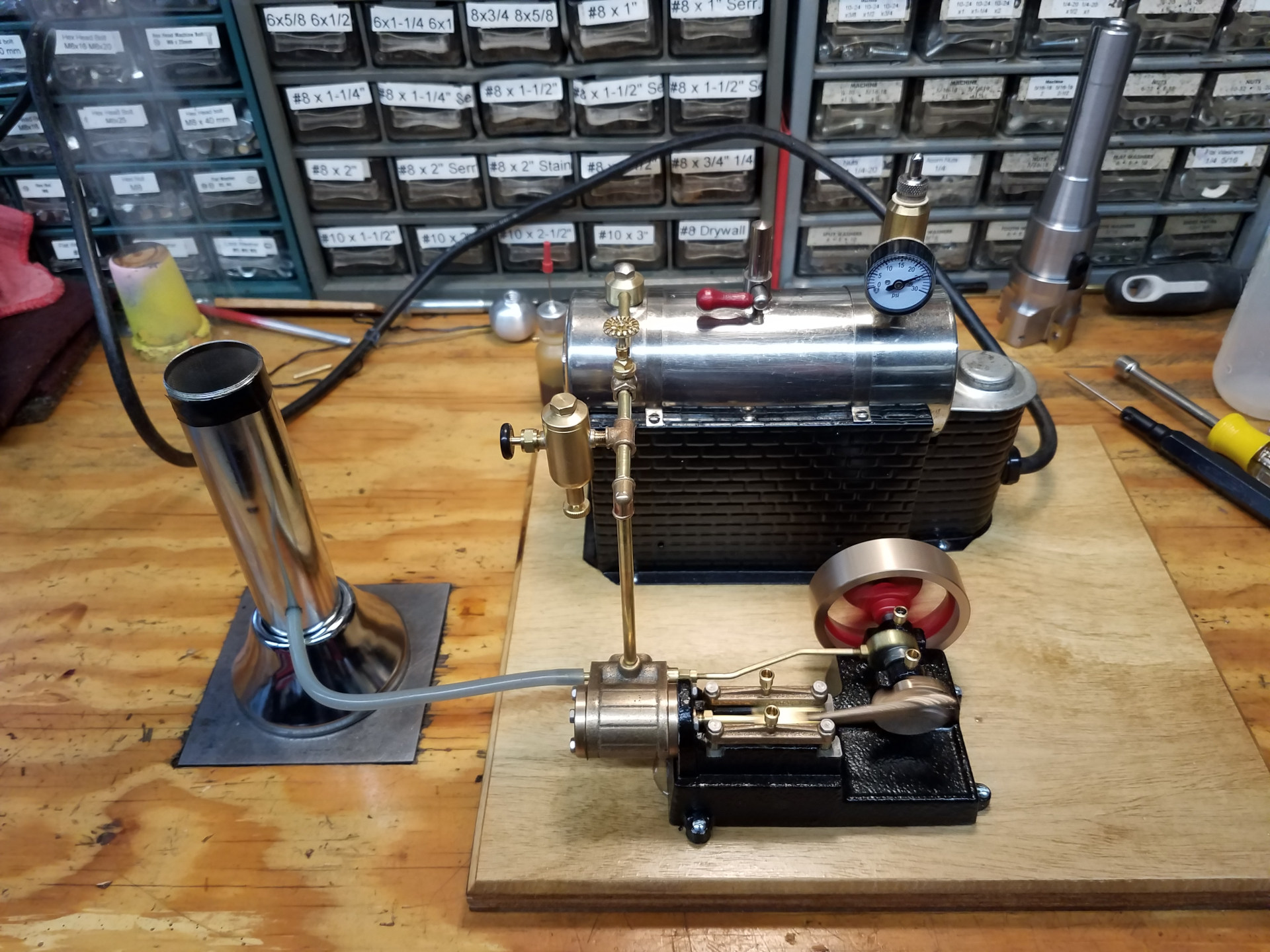 Running the PM Research Number 3 Engine on Steam · Not Another Home