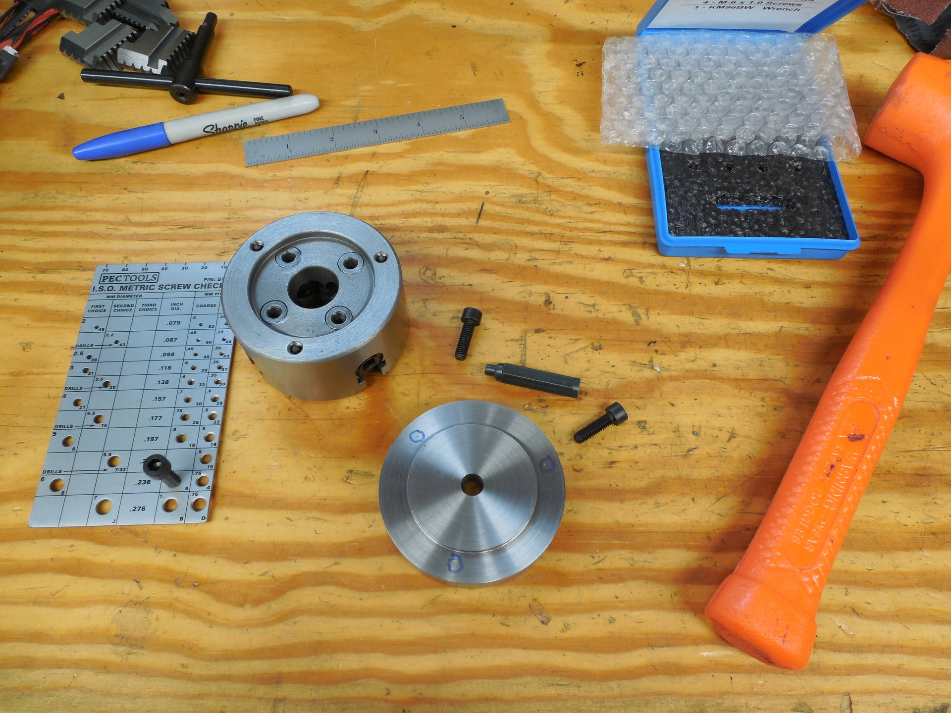 Slip-On Live Tailstock Chuck · Not Another Home Shop Blog