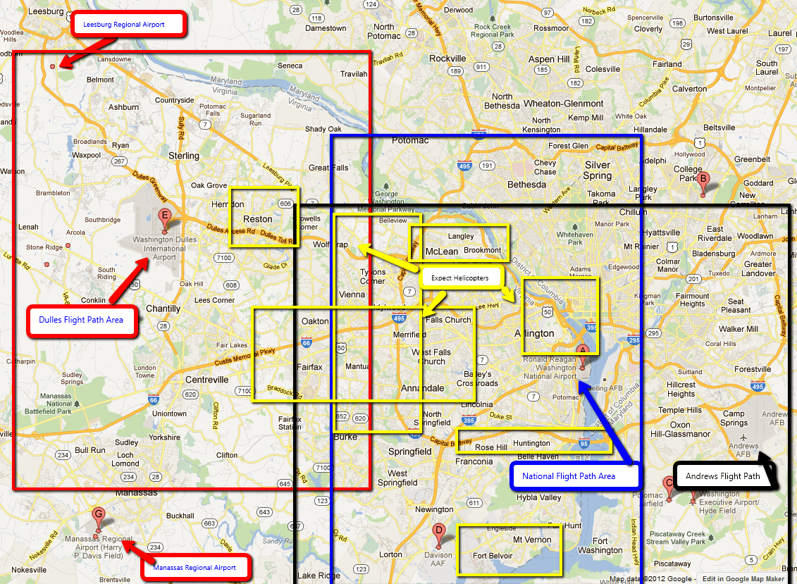 Want to know about Northern Virginia Flight Paths?