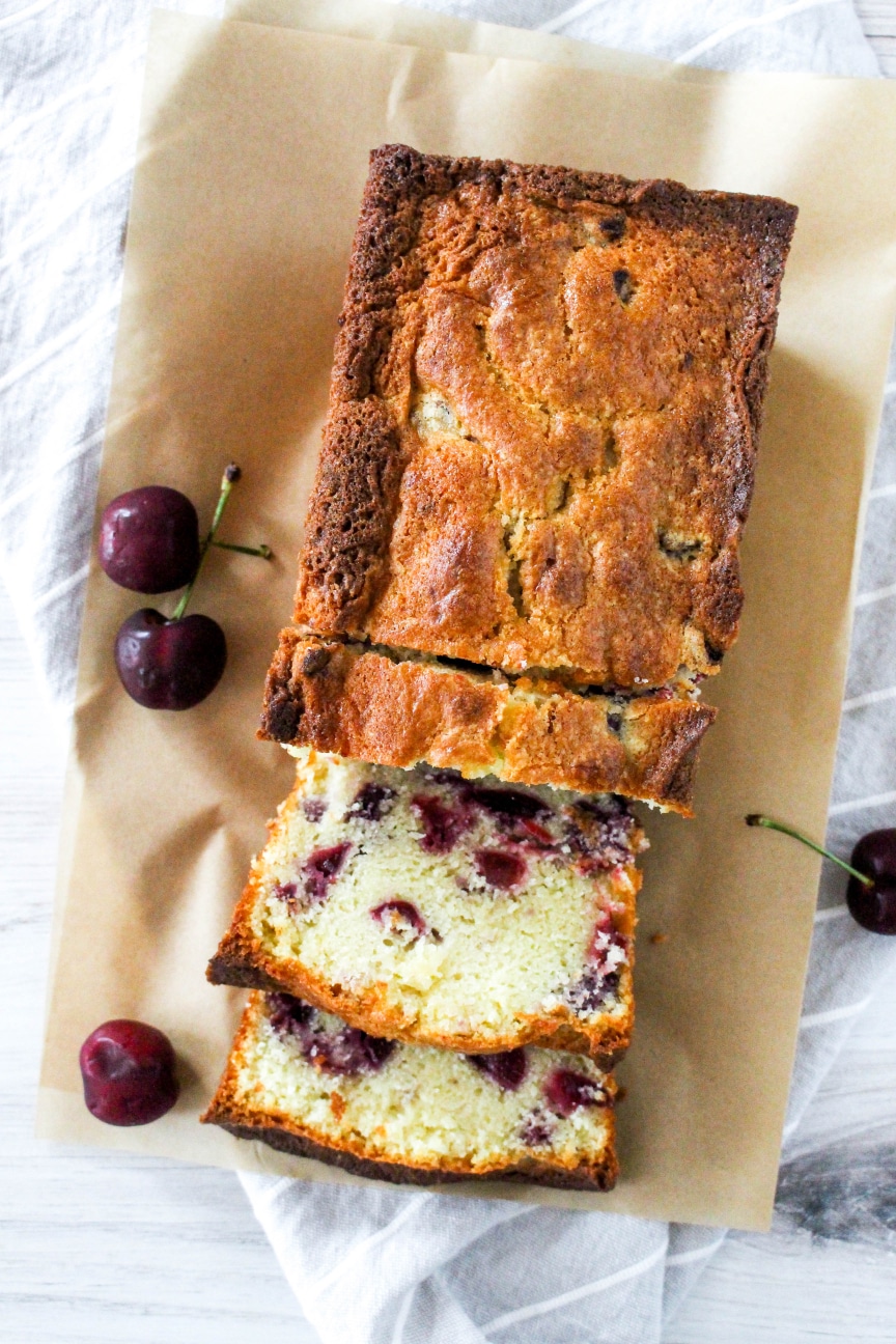 Cherry Pound Cake DoughEyed