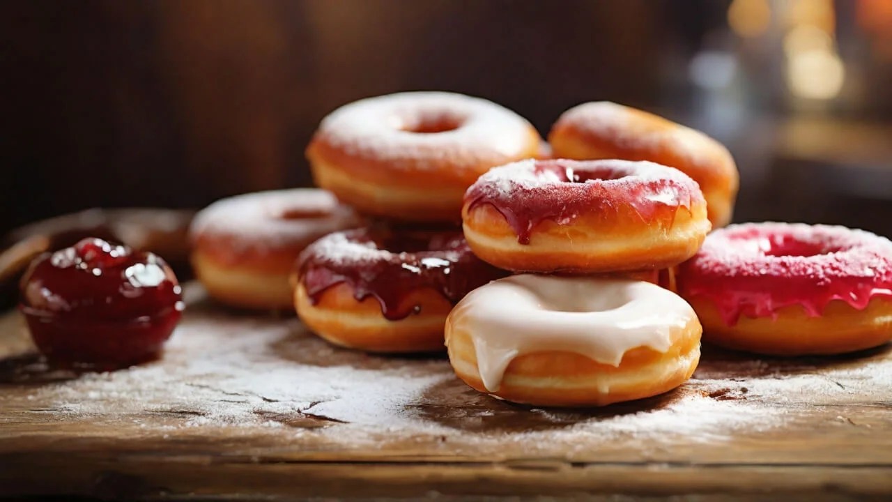 Jam And Cream Donuts BakeryWorthy Donut Recipe For You