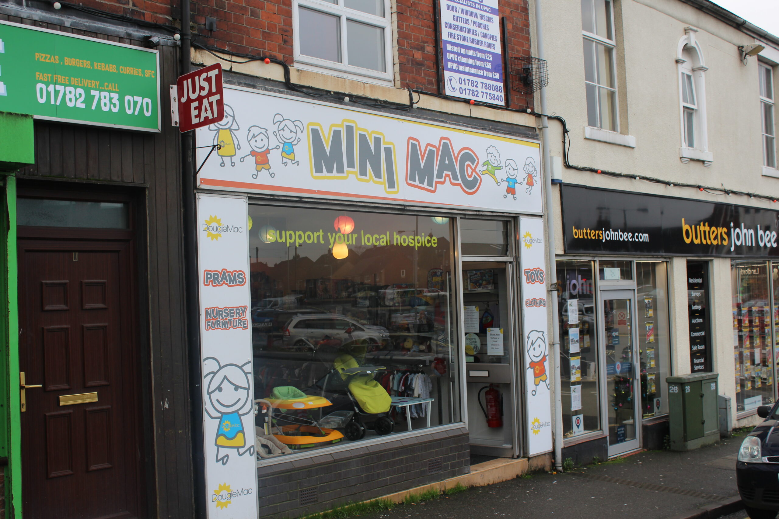 Dougie Mac Charity Shops Stoke and NewcastleunderLyme