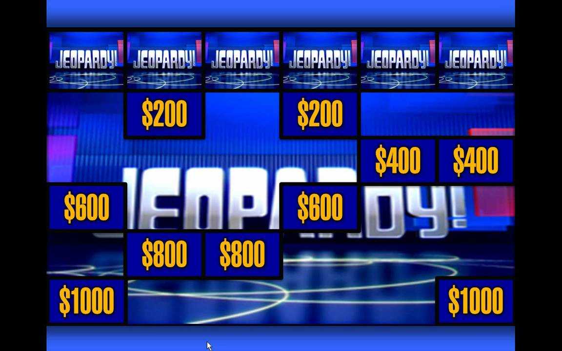 Jeopardy Powerpoint Template With Sound