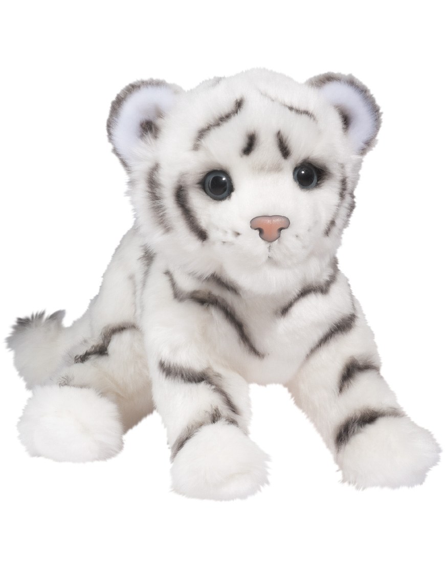 Silky White Tiger Cub Douglas Toys