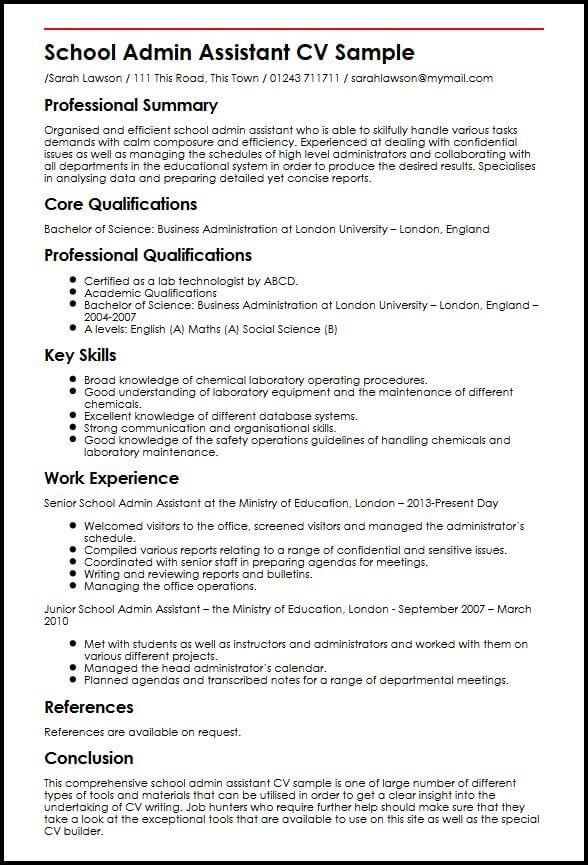 schooladminassistantcvsample Qi Men Dun Jia Teacher Dougles Chan