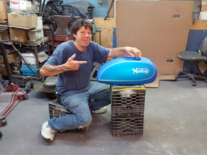 Vintage Motorcycle Paint Jobs, MA RI, Classic Motorcycle Molding