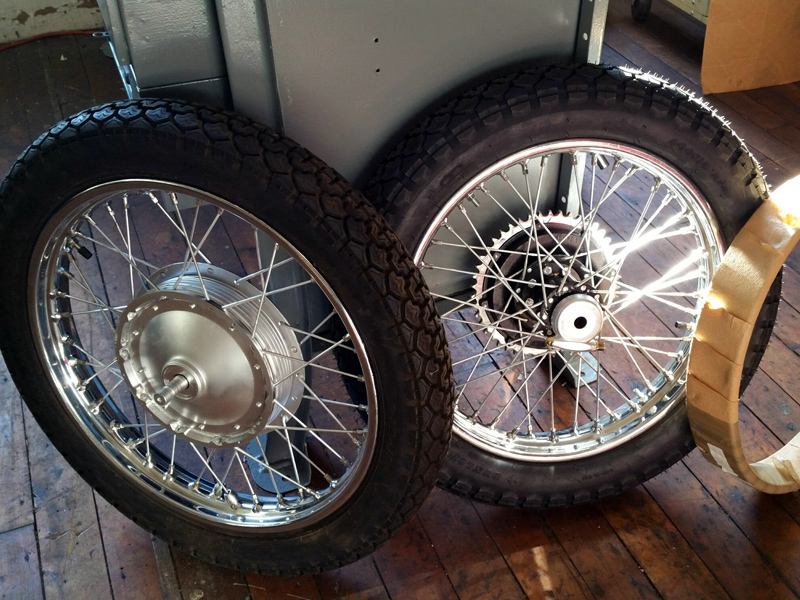 Vintage Motorcycle Wheel Rebuilds, MA RI, Wheel Restoration Classic