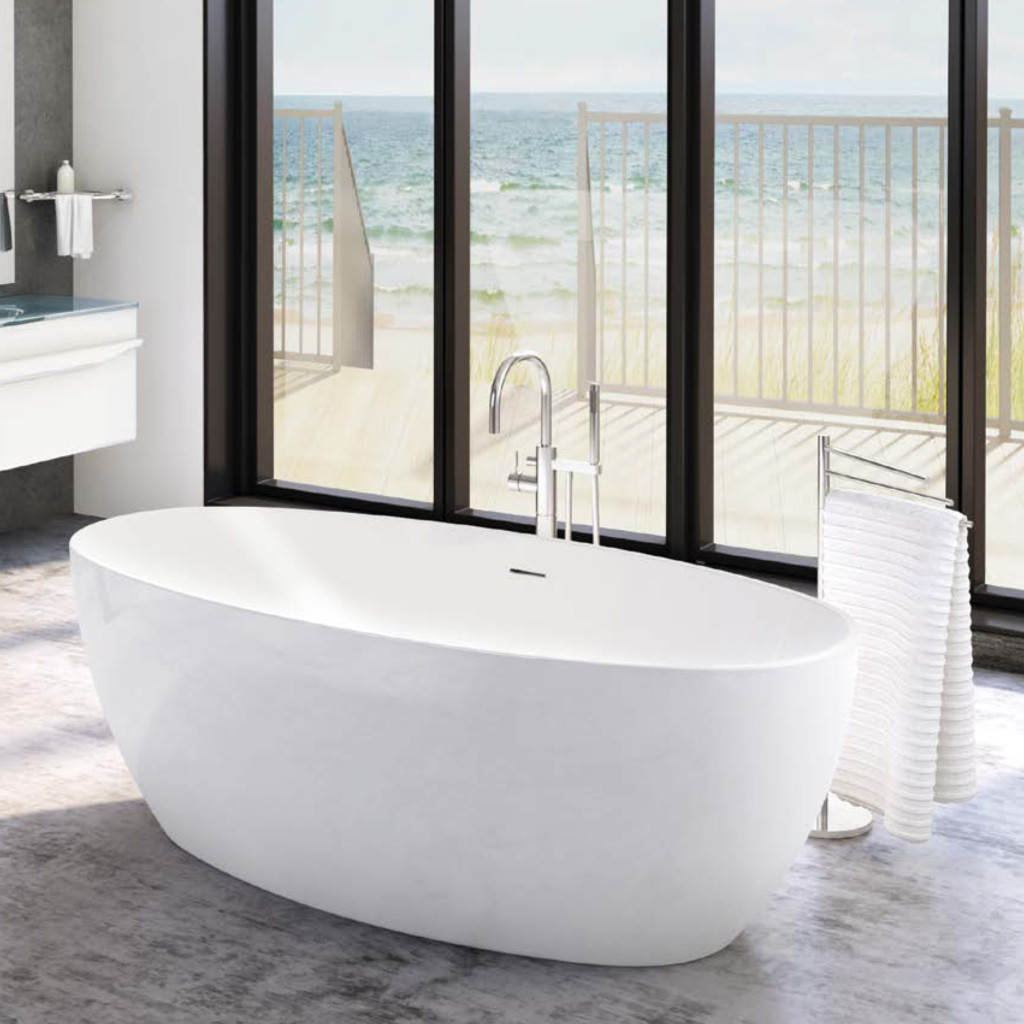 Voce grande Freestanding Bathtub Tubs & More Plumbing Showroom