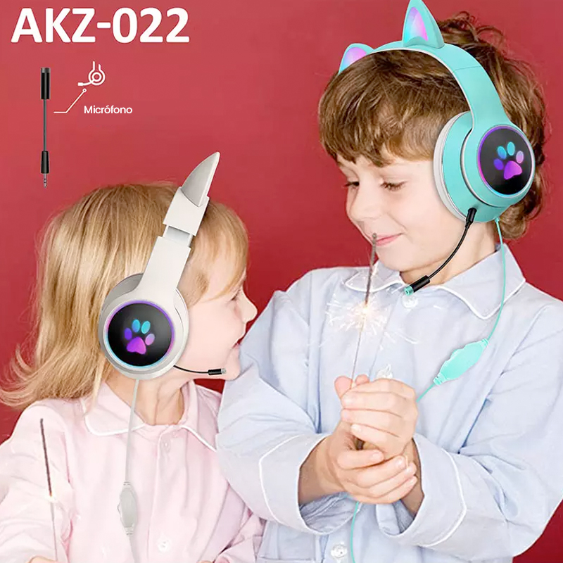 Auriculares Gaming Cat Ear AKZ022 dovanos