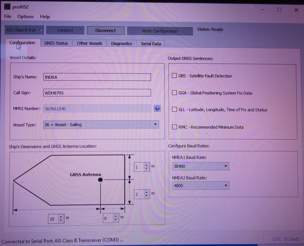 Raymarine Initial Software Update Dove Free Spirit