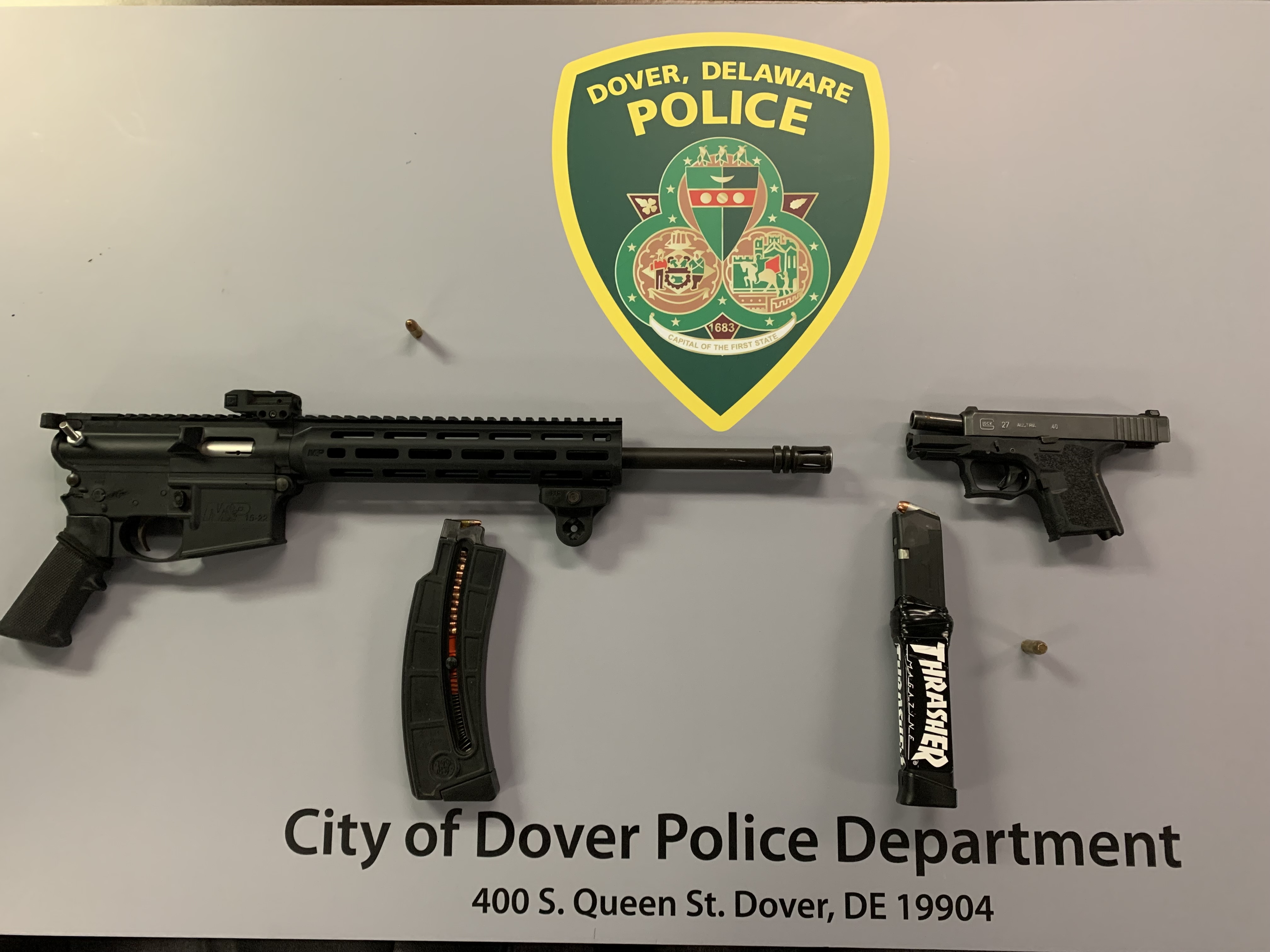 Two Arrested on Weapons Charges Following Administrative Search City