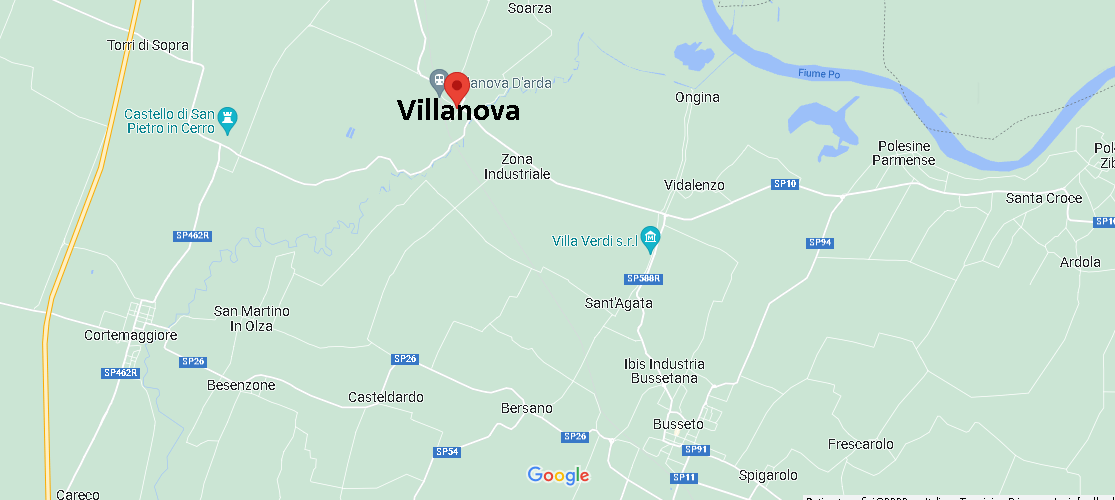 Dove si trova Villanova Italia? Mappa Villanova Dove si trova