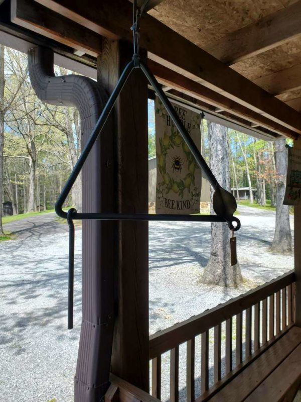 WV Blacksmith Dinner Bell Dove's Village