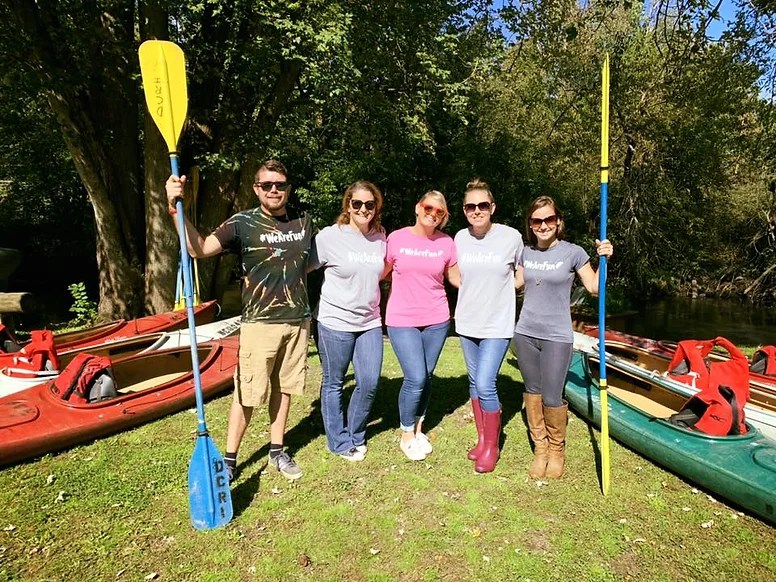 Paddling Poker Run Tandem Kayak Dowagiac Connected