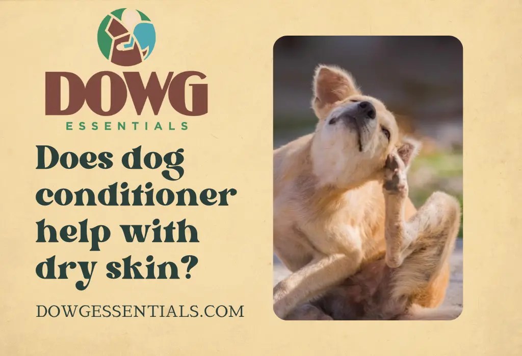 Does dog conditioner help with dry skin? DOWG Essentials