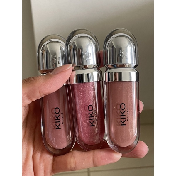 gloss 3D hydra lip gloss kiko milano Shopee Brasil