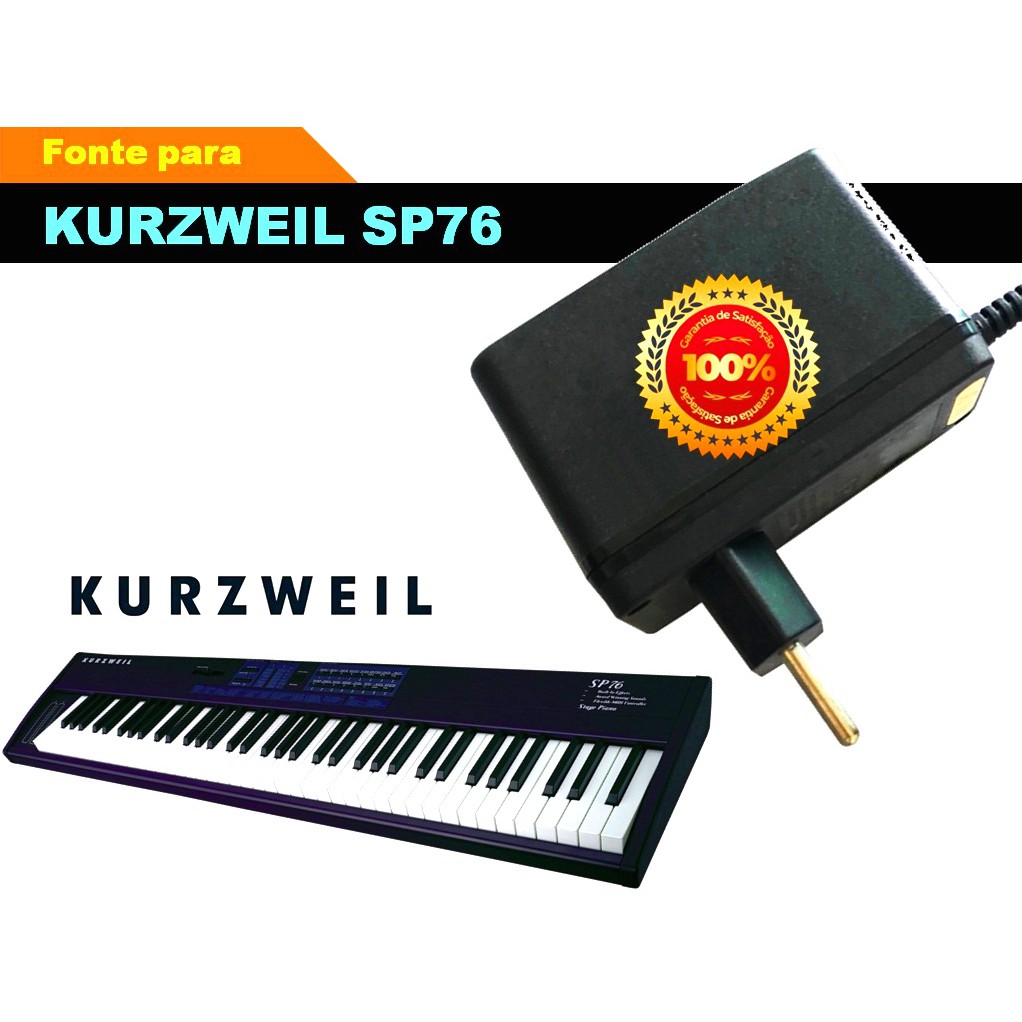 Fonte para piano teclado Kurzweil SP76 Bivolt! Enviamos às 13h