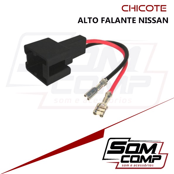 Chicote Conector Plug Alto Falante Nissan C/2 Unidades Shopee Brasil