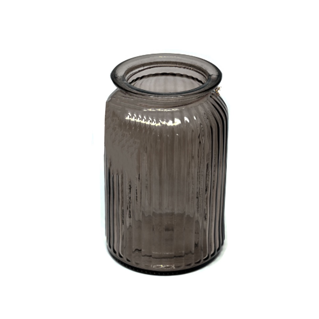 Vaso francesa decorativo 18cm de vidro extra grosso Preto Shopee Brasil