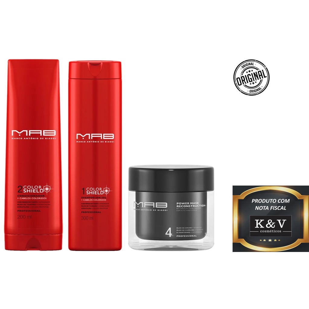 Kit Mab Color Shield + Power Mask 300g Shopee Brasil