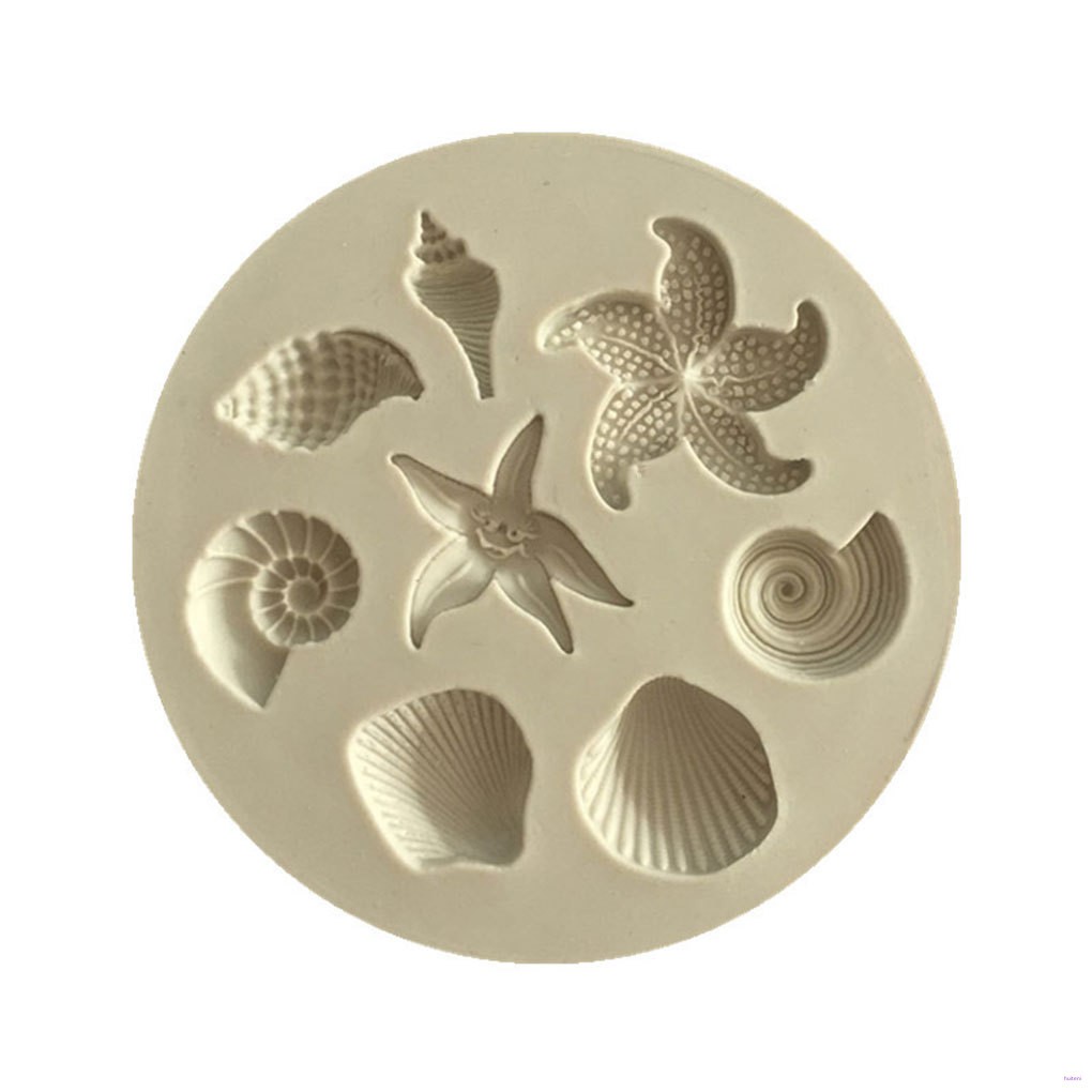 3D Bonito Concha Em Forma De Silicone Chocolates Mold DIY Bolo Geléia