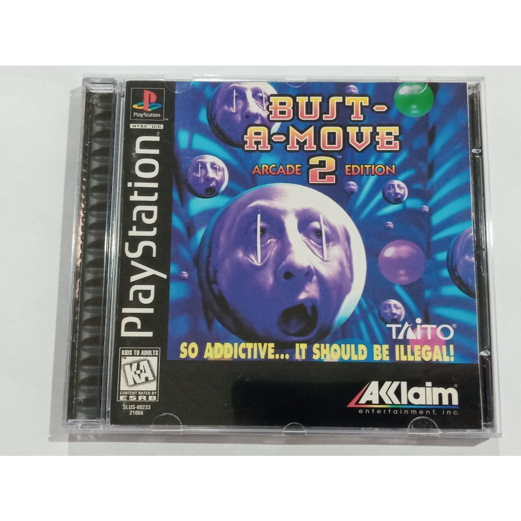 Bust a Move 2 Arcade Edition p/ Playstation 1 PS1 Original Shopee Brasil