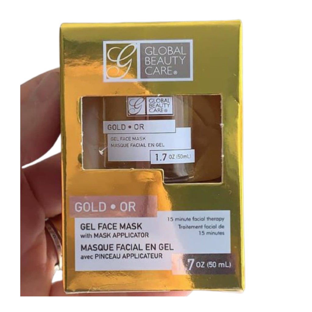 Mask Gold Gel Face by Global Beauty Care® (Máscara Facial Antiidade e