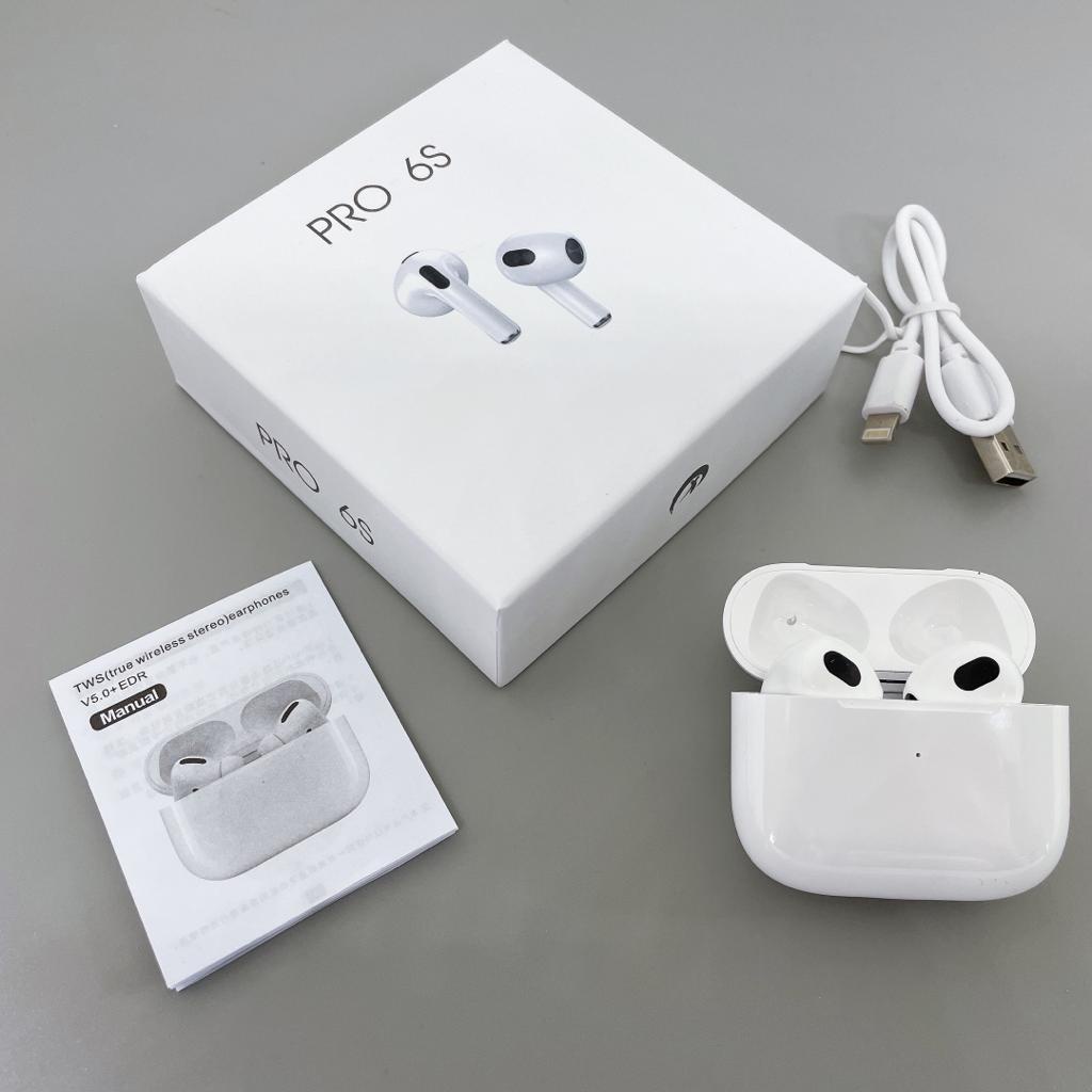 AirPod Headphones TWS PRO 6s Fones de Ouvidos Bluetooth 5.1 Alta