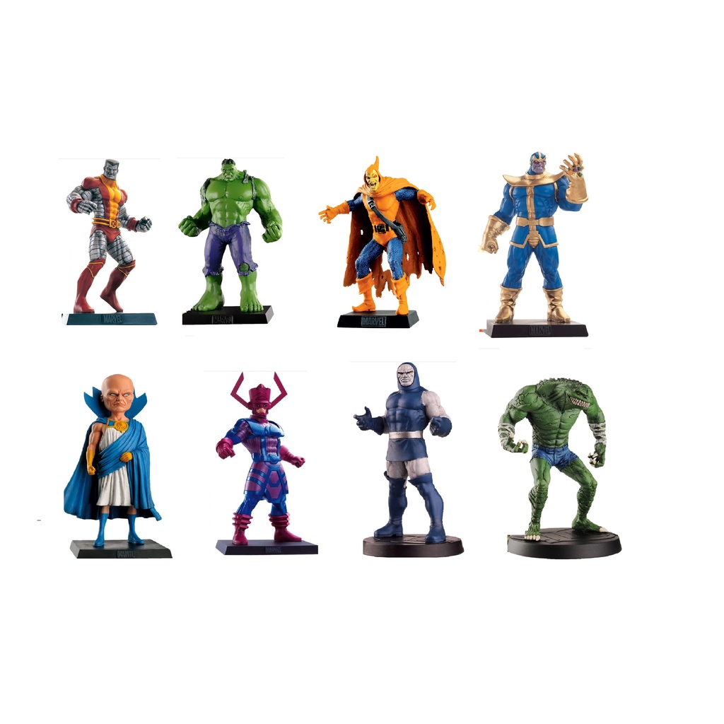 Miniaturas Eaglemoss Marvel e DC Figurines Capitão America / Thanos