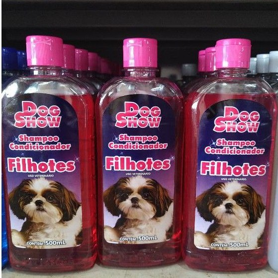 Shampoo/Condicionador para cachorro filhote dog chow 500 ml Shopee