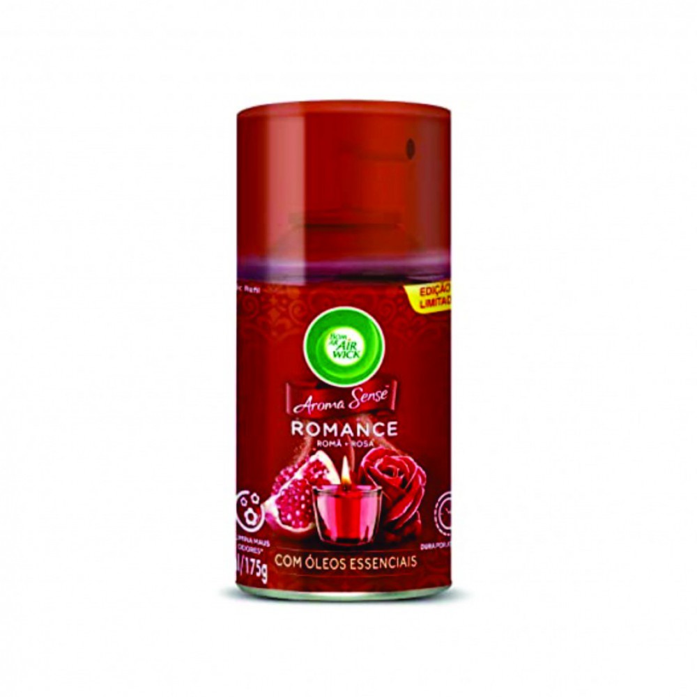 Bom Ar Fresh Aroma Sense Romance Refil 250ml Shopee Brasil