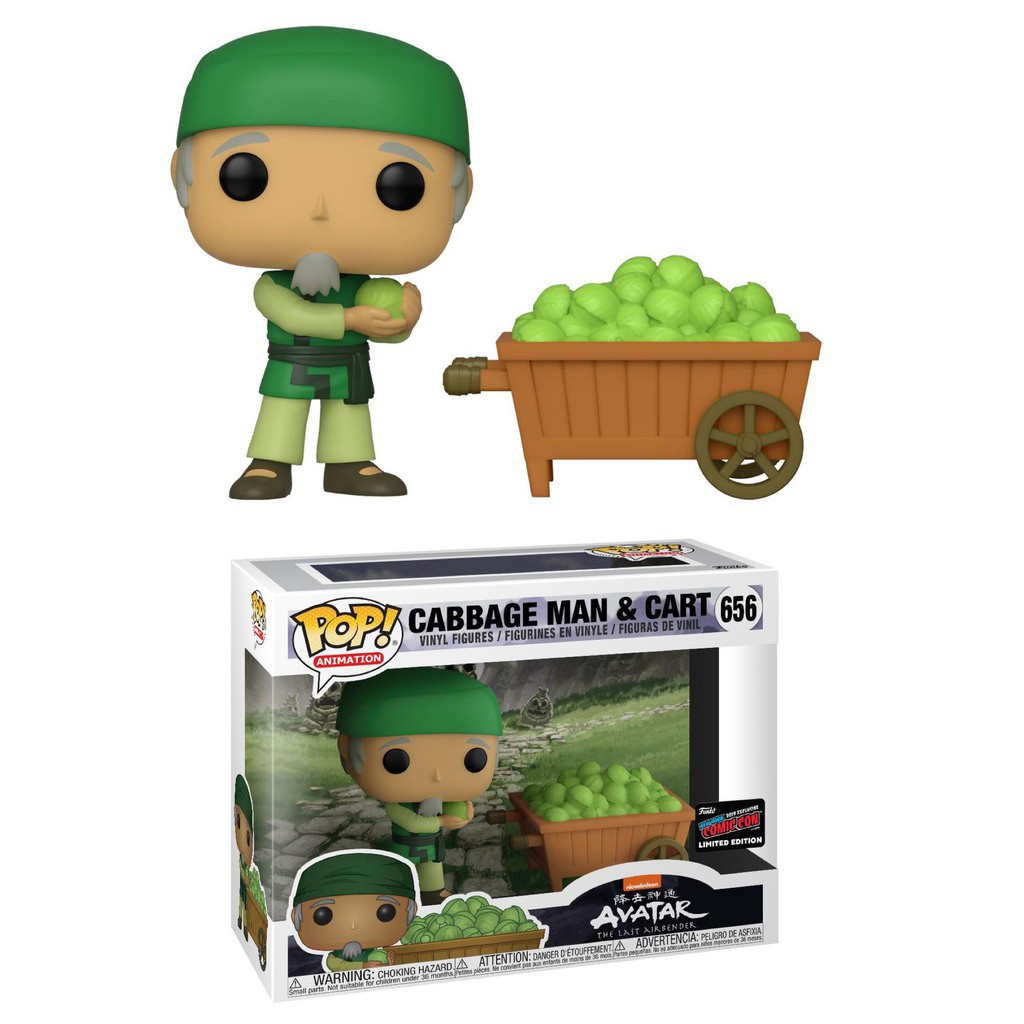 Funko POP Avatar Cabbage Man & Cart 656 Shopee Brasil