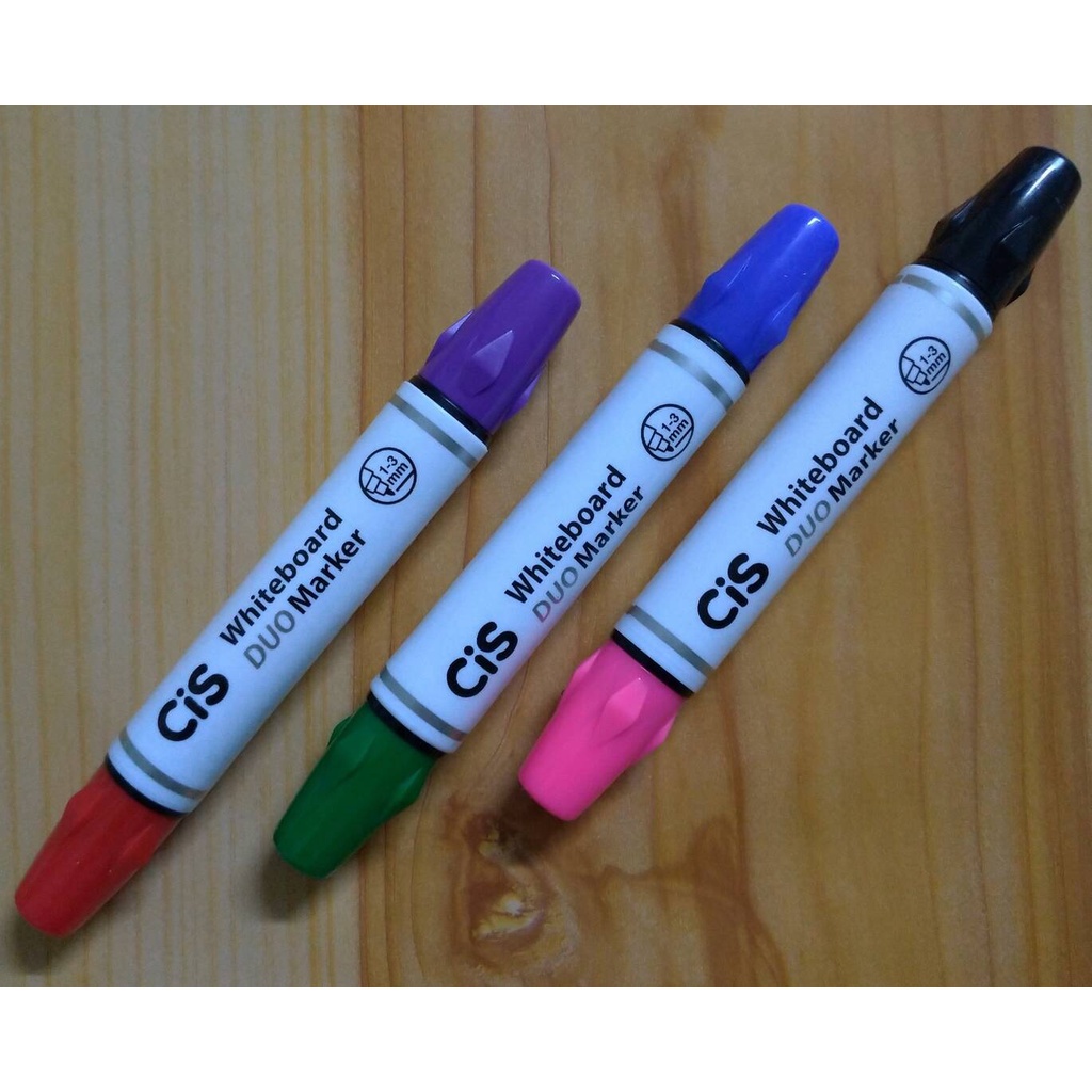 Marcador Quadro Branco 2 pontas WHITEBOARD DUO MARKER Cis Shopee Brasil