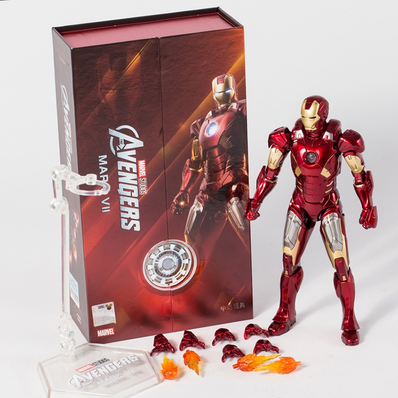 IRON MAN MARK 7 Avengers / Original ZD TOYS Lacrado PRONTA ENTREGA