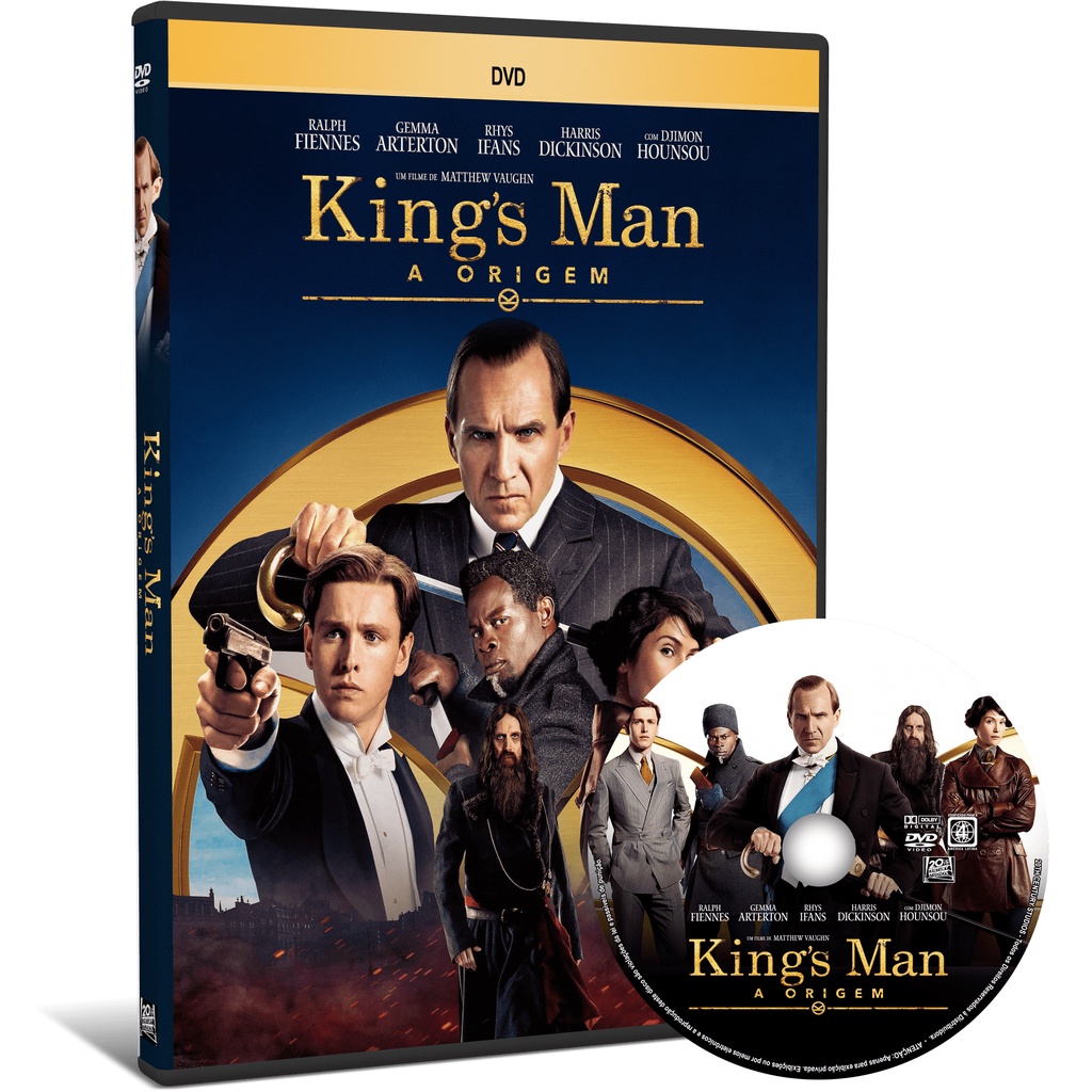 DVD Kingsman A Origem (2022) Shopee Brasil