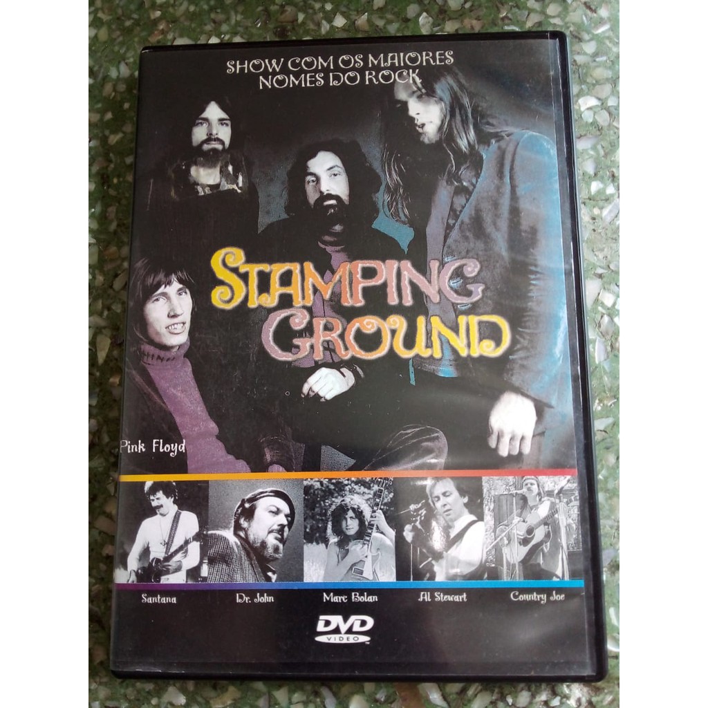 Dvd Stamping Ground Pink Floyd, Marc Bolan, Santana, Al Stewart