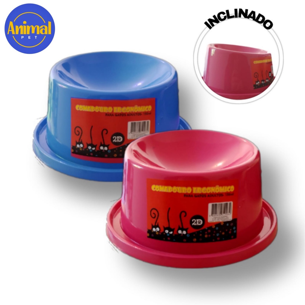 Comedouro Elevado Pet Gato Postura Correta Elevado para Gato Gatos