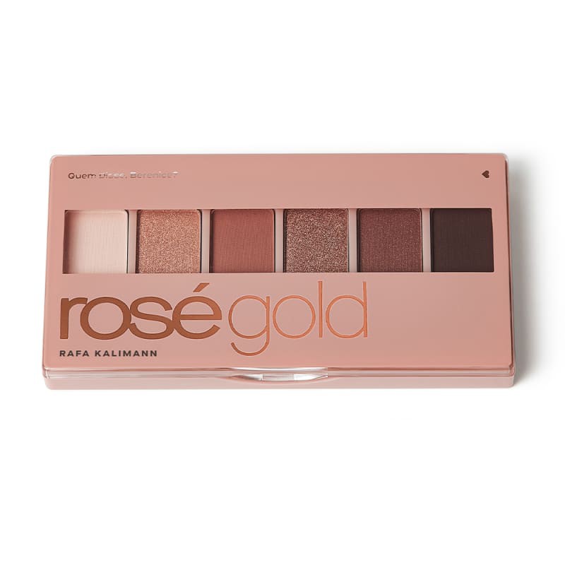 Paleta De Sombras Rose Gold 7,2g Rafa Kalimann Quem disse Berenice
