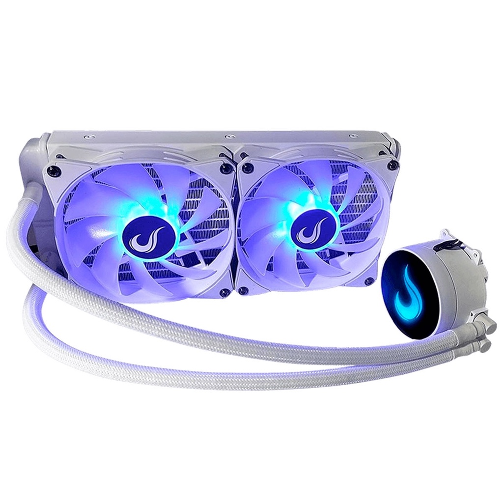 Water Cooler Rise Mode Gamer Branco RGB 240mm Para Resfriamento De Pc