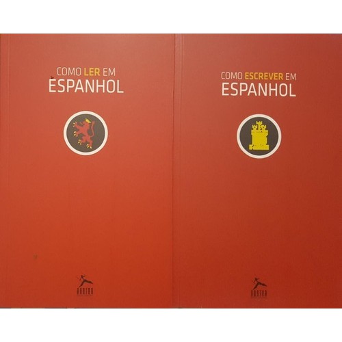 Como Ler Em Espanhol + Como Escrever Em Espanhol 2 Livros Shopee Brasil